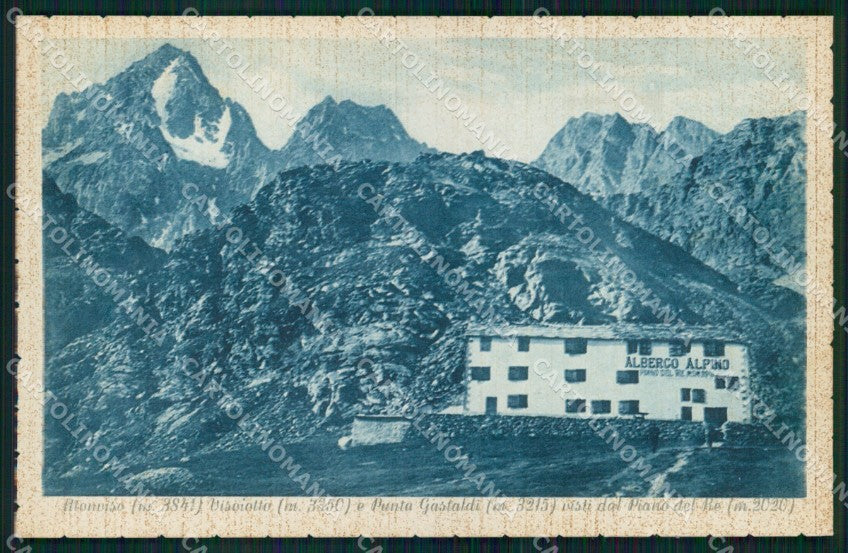Cuneo Crissolo Monviso Punta Gastaldi cartolina MX4420 – fronte