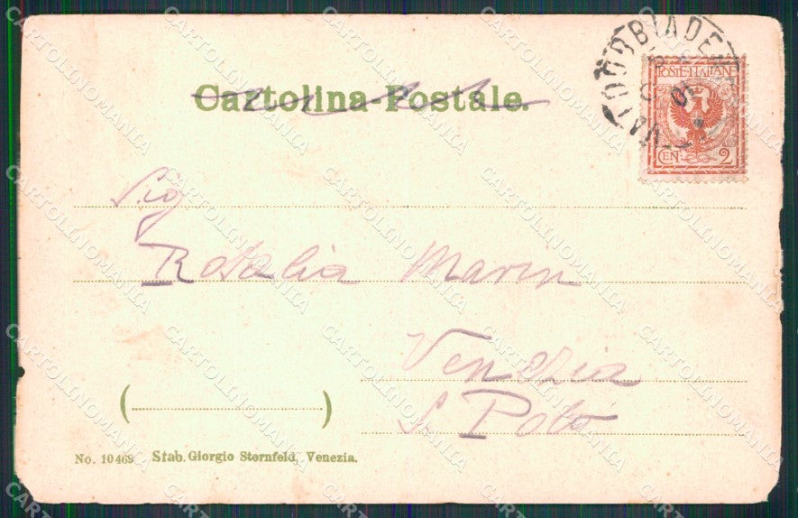 Treviso Valdobbiadene Saluto Cordiale da Panorama ABRASA cartolina MX4432 – retro