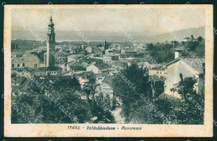 Treviso Valdobbiadene Veduta Generale cartolina MX4436 – fronte