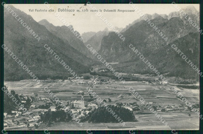 Bolzano Dobbiaco Veduta Generale Val Pusteria Franzl 302 60 cartolina MX4443 – fronte