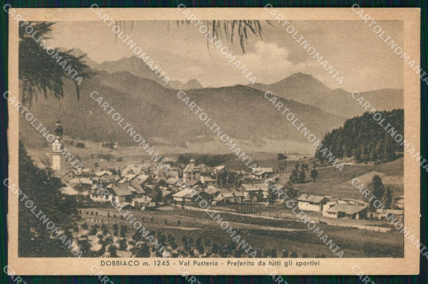 Bolzano Dobbiaco Veduta Generale Val Pusteria cartolina MX4445 – fronte