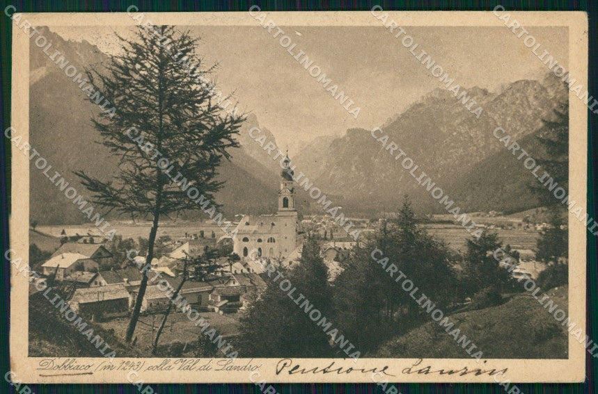 Bolzano Dobbiaco Veduta Generale Val Pusteria cartolina MX4448 – fronte