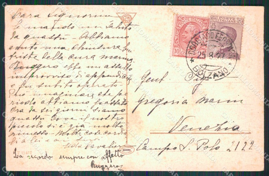 Bolzano Dobbiaco Veduta Generale Val Pusteria cartolina MX4448 – retro