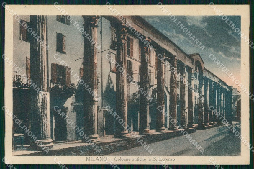 Milano Città Colonne Antiche San Lorenzo cartolina MX4466 – fronte