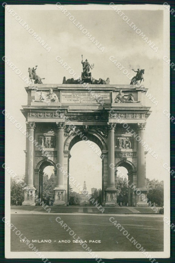 Milano Città Arco della Pace Foto cartolina MX4469 – fronte