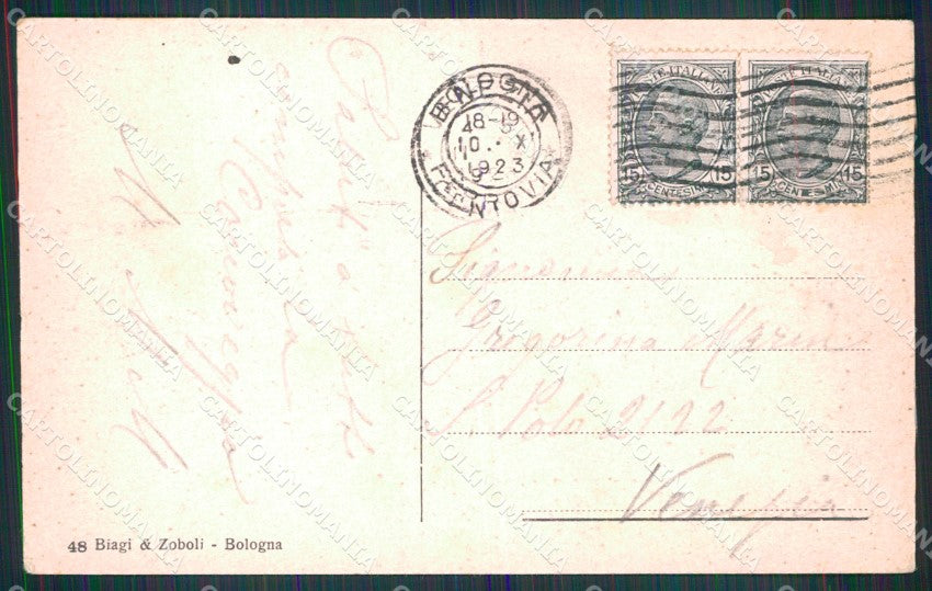 Bologna Città Chiesa dei Servi cartolina MX4477 – retro