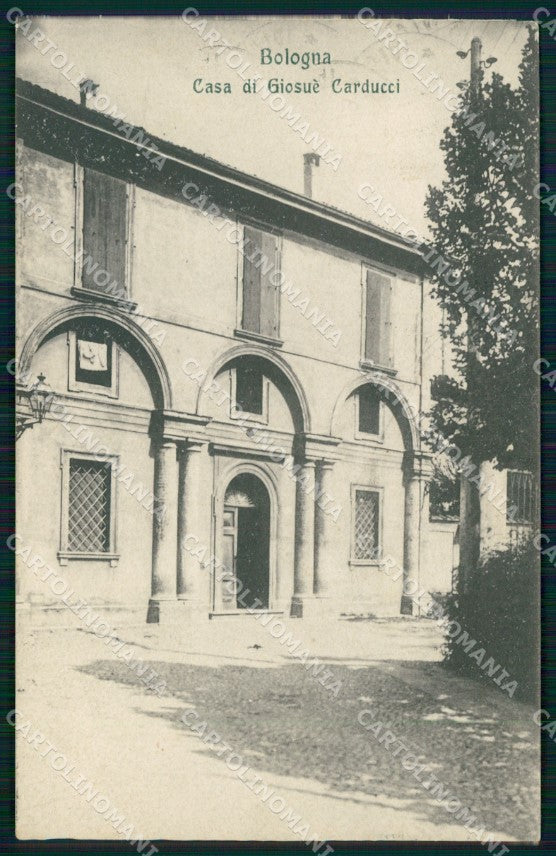 Bologna Città Casa Giosuè Carducci cartolina MX4493 – fronte