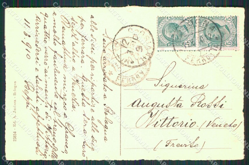 Bologna Città Via Indipendenza Portici Pincio STRAPPINO cartolina MX4498 – retro