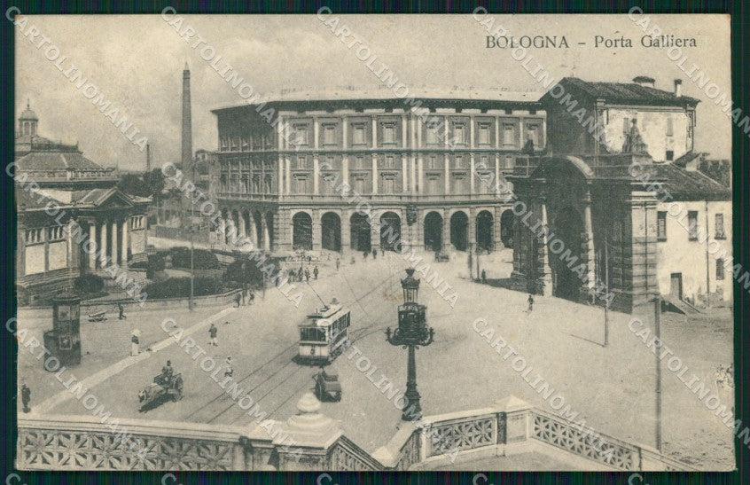Bologna Città Porta Galliera Tram cartolina MX4511 – fronte