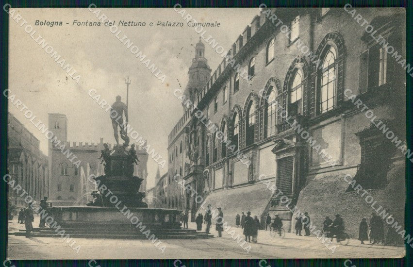 Bologna Città Palazzo Comunale Fontana Nettuno cartolina MX4527 – fronte