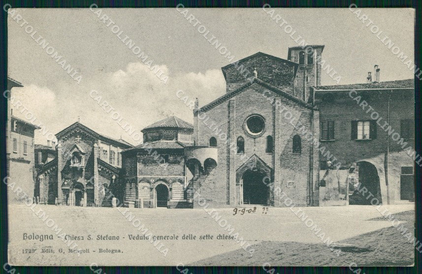 Bologna Città Veduta Generale Sette Chiese cartolina MX4537 – fronte
