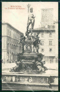 Bologna Città Fontana del Nettuno cartolina MX4543 – fronte
