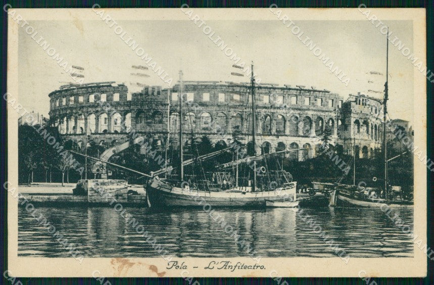 Croatia Croazia Pula Pola Anfiteatro cartolina MX4549 – fronte