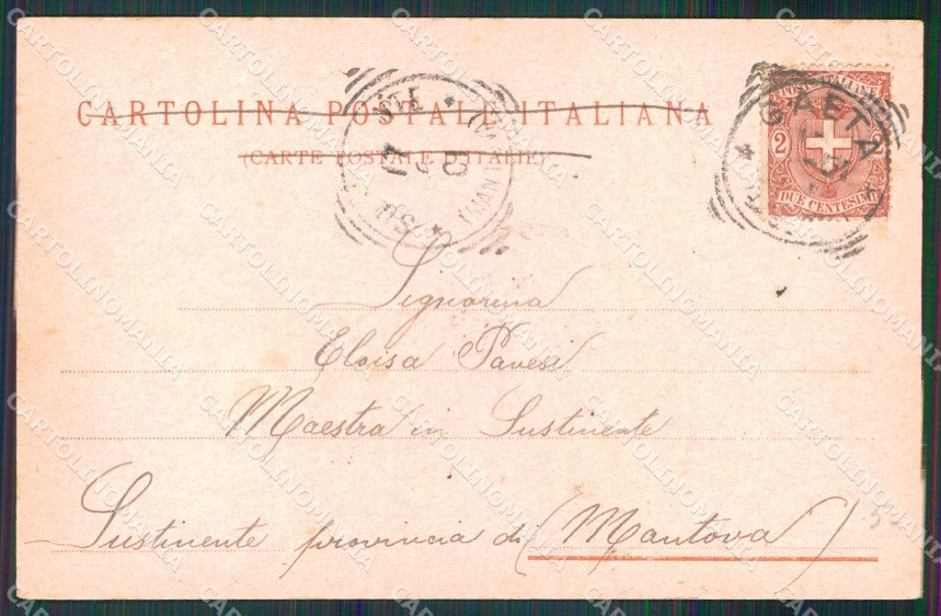 Latina Gaeta Tempio San Francesco cartolina MX4580 – retro