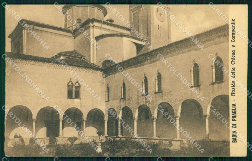 Padova Teolo Badia di Praglia Abside Chiesa Campanile cartolina MX4591 – fronte