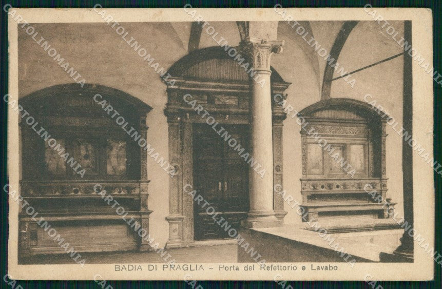 Padova Teolo Badia di Praglia Porta Refettorio Lavabo cartolina MX4594 – fronte