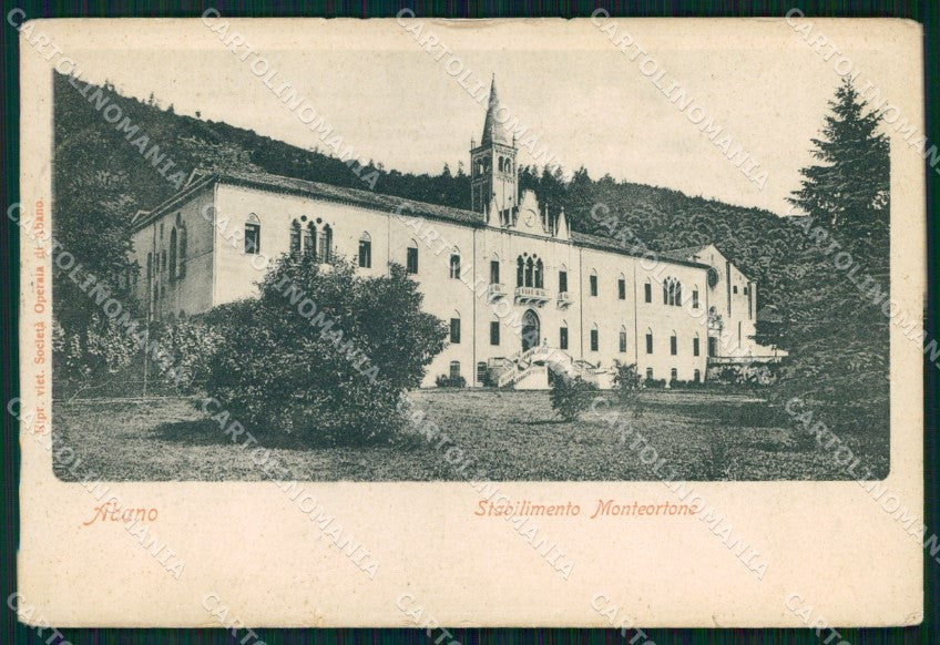 Padova Abano Terme Stabilimento Monteortone cartolina MX4595 – fronte