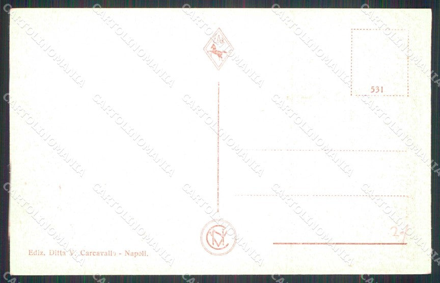 Napoli Città Giardini Litoranea cartolina MX4603 – retro