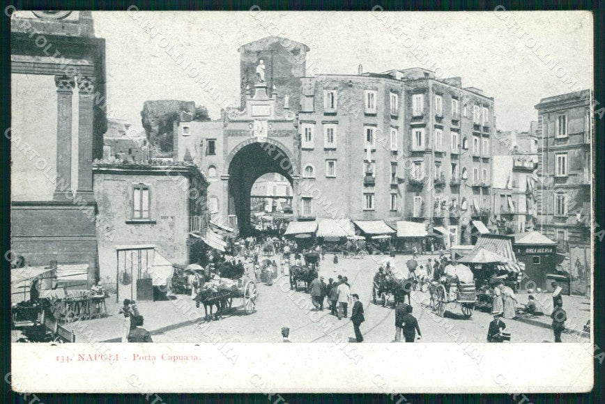 Napoli Città Porta Capuana cartolina MX4620 – fronte