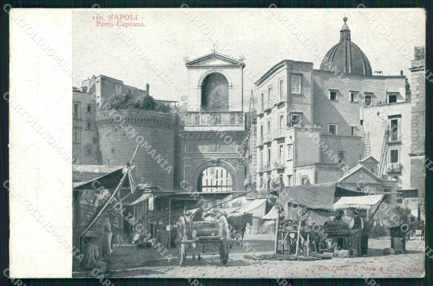 Napoli Città Porta Capuana cartolina MX4622 – fronte
