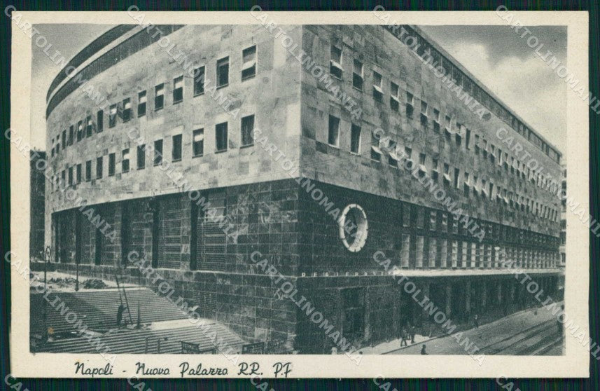 Napoli Città Nuovo Palazzo Poste cartolina MX4624 – fronte
