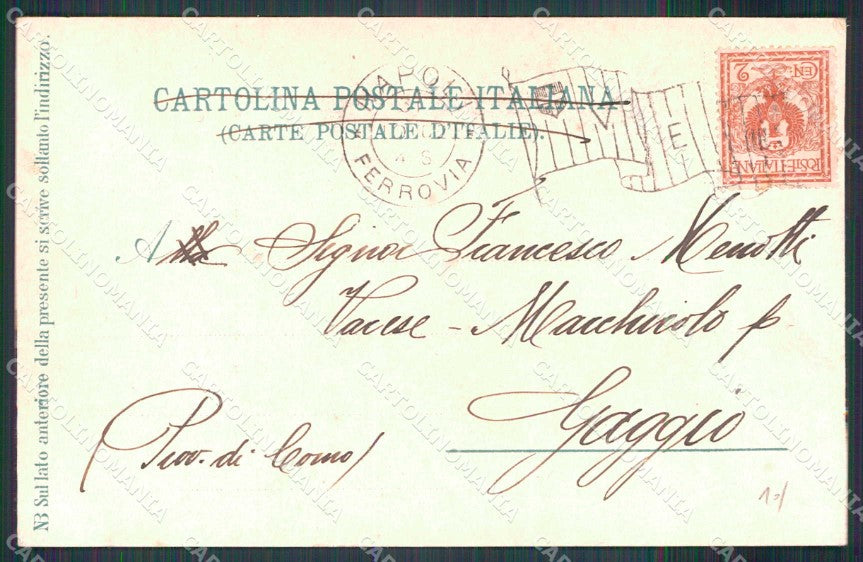 Napoli Città Capo di Posillipo cartolina MX4642 – retro