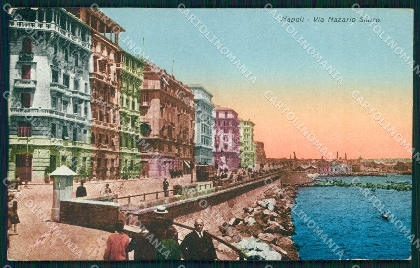 Napoli Città Via Nazario Sauro cartolina MX4660 – fronte