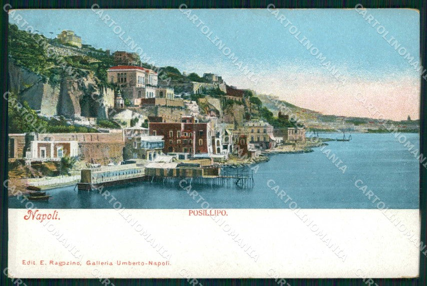 Napoli Città Posillipo Veduta Mare Ragozino cartolina MX4686 – fronte