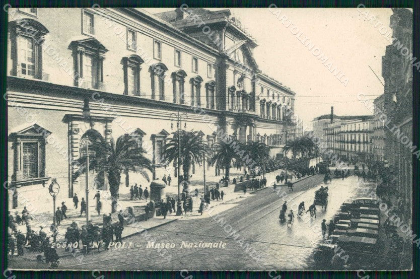Napoli Città Museo Nazionale cartolina MX4691 – fronte