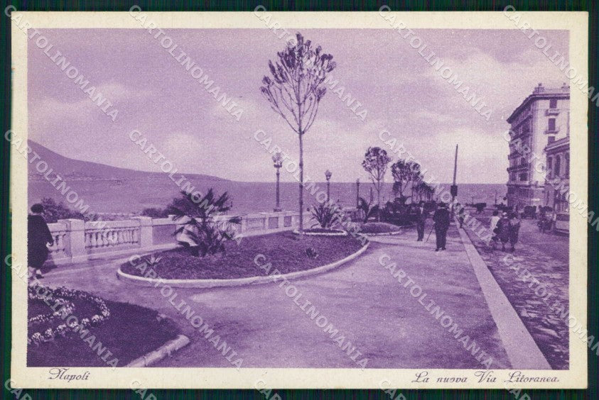 Napoli Città Nuova Via Litoranea cartolina MX4695 – fronte