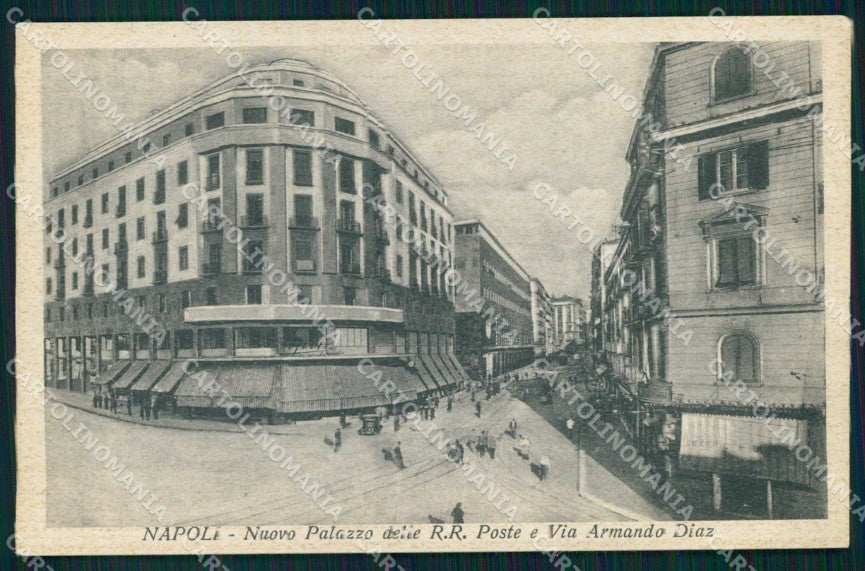 Napoli Città Nuovo Palazzo Poste Via Armando Diaz cartolina MX4698 – fronte