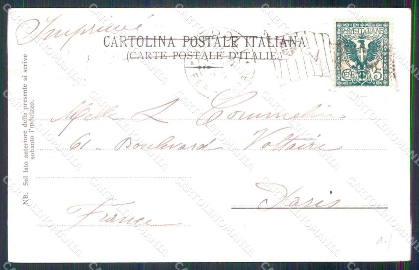 Napoli Città Castel dell Ovo cartolina MX4705 – retro