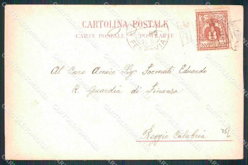 Napoli Città Vesuvio Osservatorio ABRASA cartolina MX4721 – retro