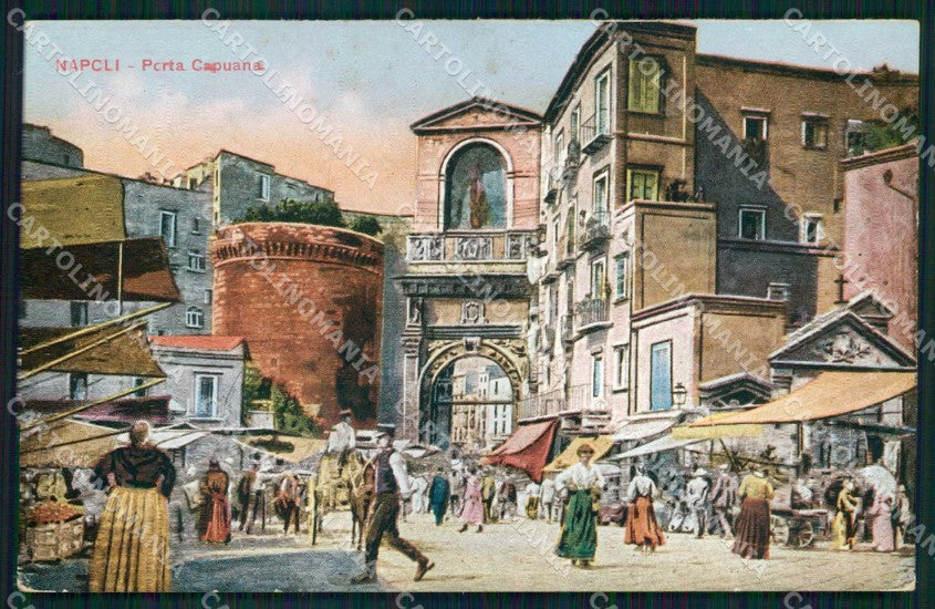 Napoli Città Porta Capuana cartolina MX4725 – fronte