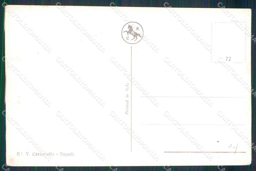 Napoli Città Veduta dal Mare Piroscafo cartolina MX4729 – retro
