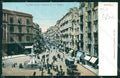 Napoli Città Largo Carità Tramway Via Roma cartolina MX4735 – fronte