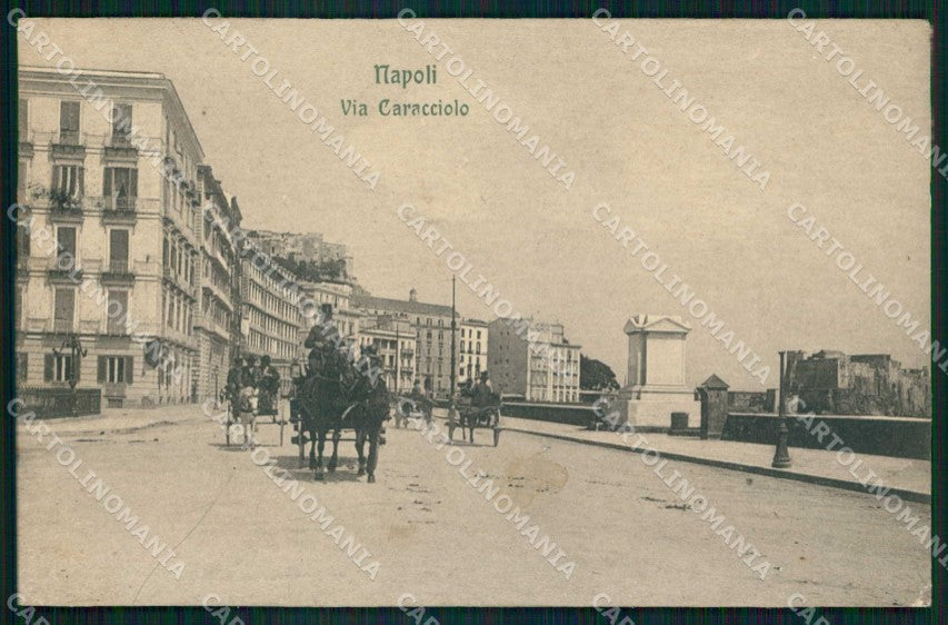 Napoli Città Via Caracciolo Ragozino 108 cartolina MX4755 – fronte