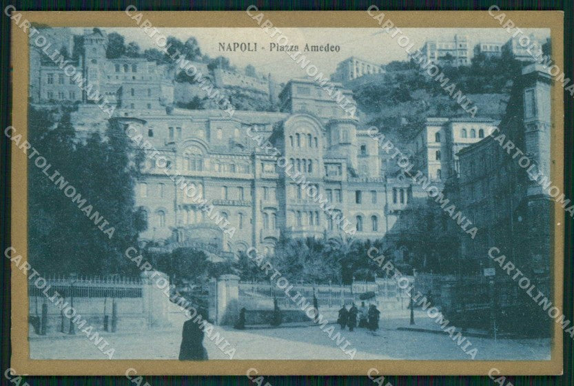 Napoli Città Piazza Amedeo cartolina MX4756 – fronte