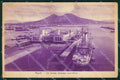 Napoli Città Nuova Stazione Marittima Vesuvio Piroscafo cartolina MX4766 – fronte