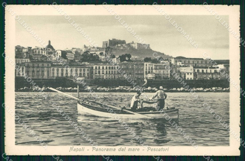 Napoli Città Mestieri Pescatori in Barca Brunner 8064 cartolina MX4769 – fronte
