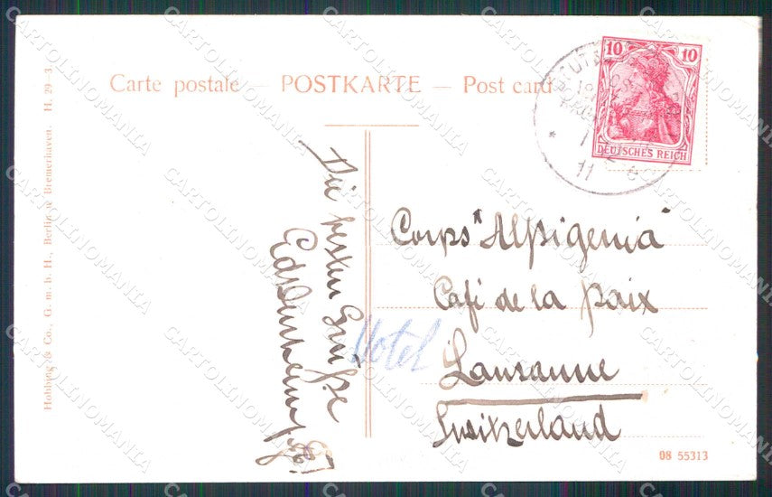 Napoli Città Via Caracciolo Pescatori in Azione Vesuvio cartolina MX4785 – retro