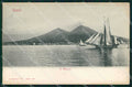 Napoli Città Veduta Vesuvio Barche Ragozino 158 cartolina MX4789 – fronte
