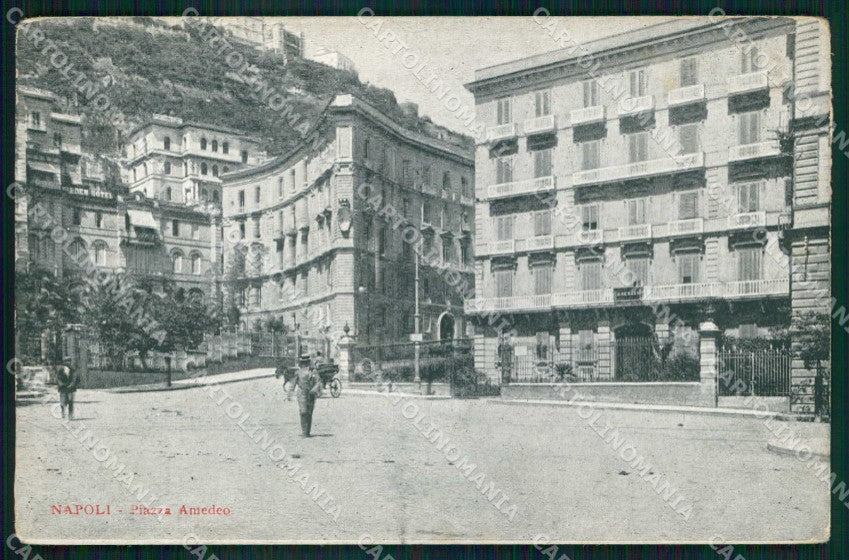 Napoli Città Piazza Amedeo cartolina MX4791 – fronte