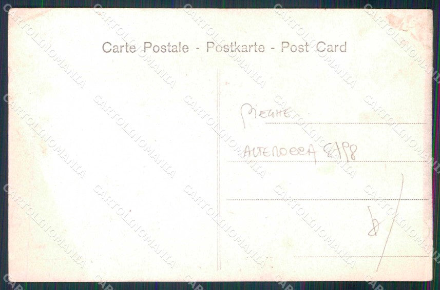 Napoli Città Mergellina Tram Alterocca 5798 PIEGHE cartolina MX4792 – retro