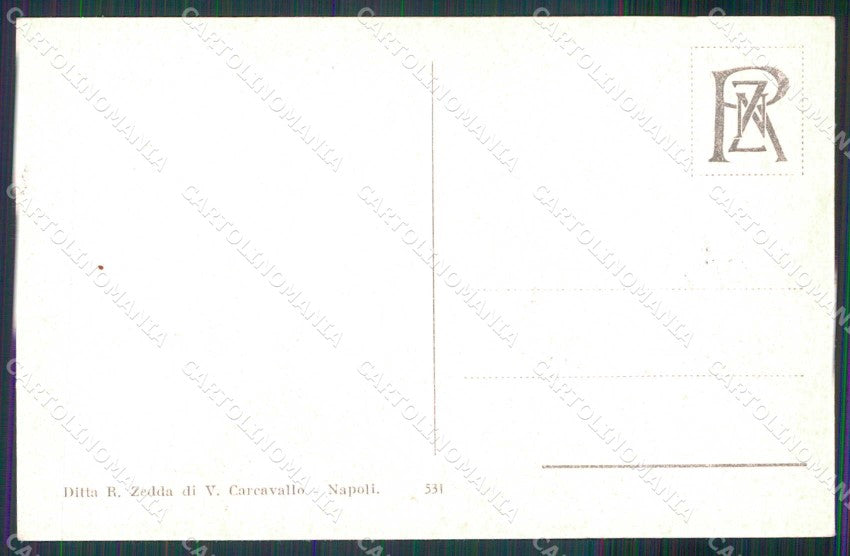 Napoli Città Litoranea Giardini cartolina MX4802 – retro