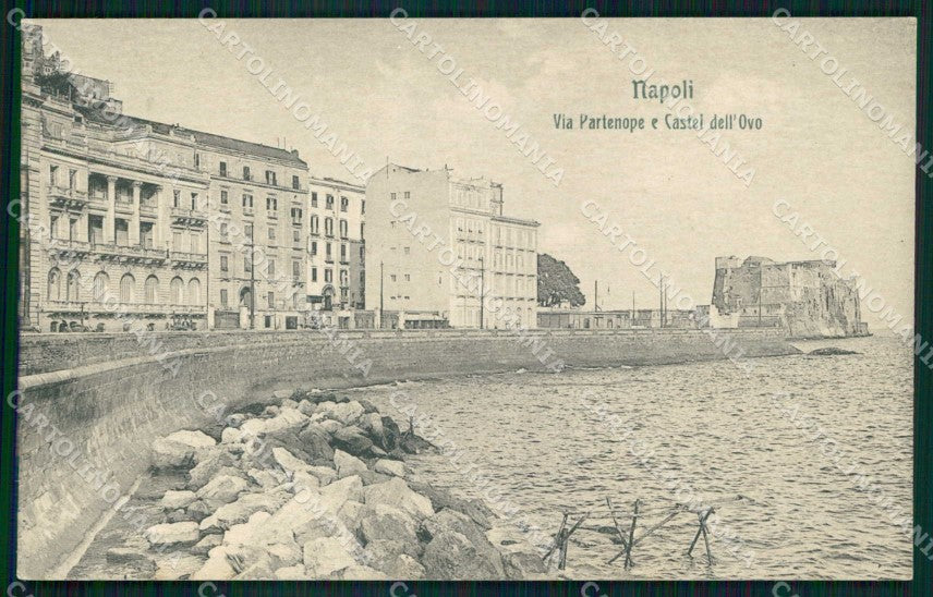 Napoli Città Via Partenope Castel dell Ovo Ragozino cartolina MX4804 – fronte