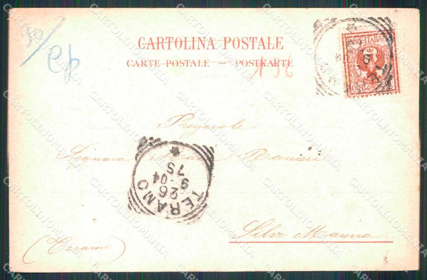 Napoli Città Piedigrotta PIEGHINA cartolina MX4824 – retro