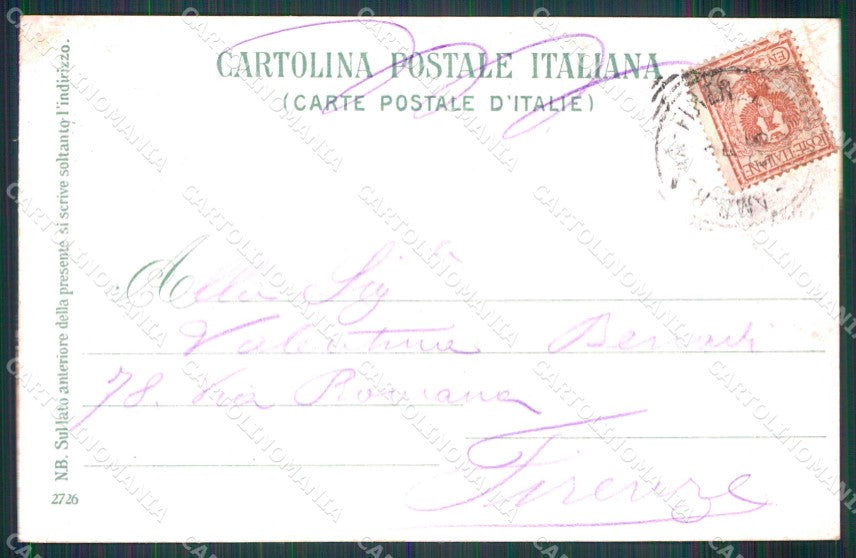 Napoli Città Nuovo Rione Santa Lucia Ragozino 2726 ABRASA cartolina MX4825 – retro