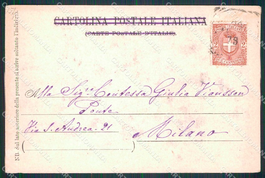 Napoli Città Via Roma cartolina MX4832 – retro