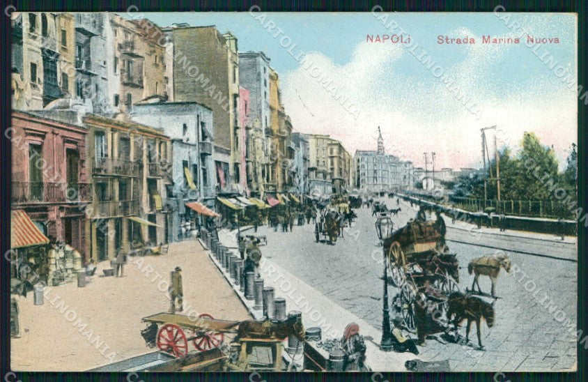 Napoli Città Strada Marina Nuova cartolina MX4838 – fronte